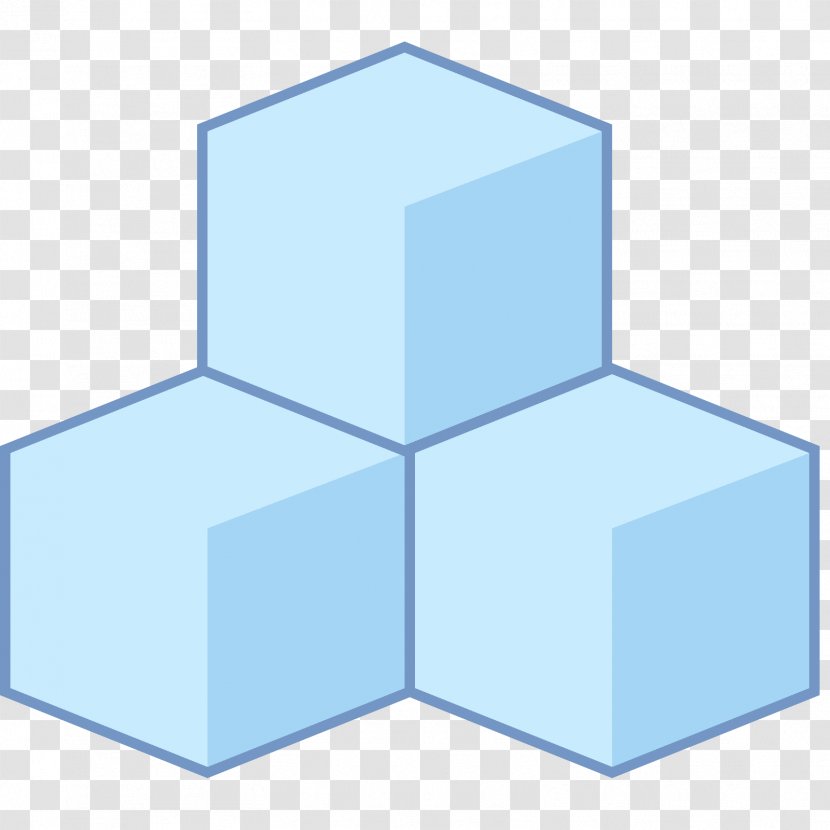 Rectangle Square - Blue - Cube Transparent PNG