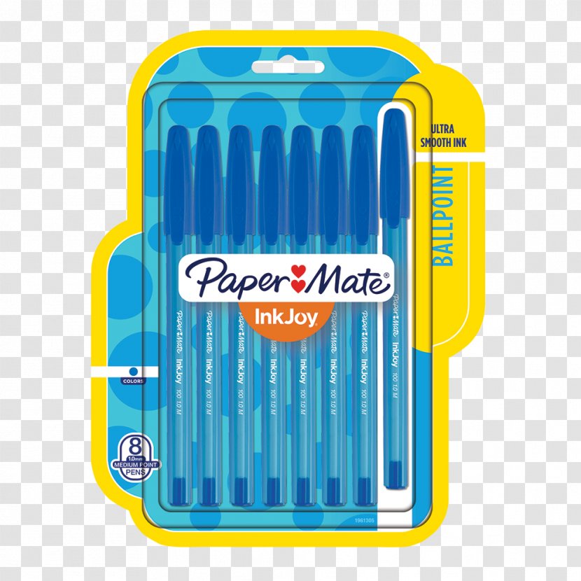 Paper Mate InkJoy 100 RT Ballpoint 300RT Pen Transparent PNG