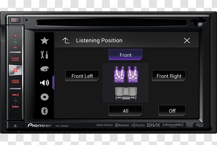 GPS Navigation Systems Vehicle Audio Pioneer Corporation Touchscreen Display Device - Gps Positioning Transparent PNG