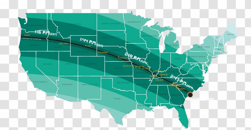 United States Vector Map Choropleth - Stock Photography Transparent PNG