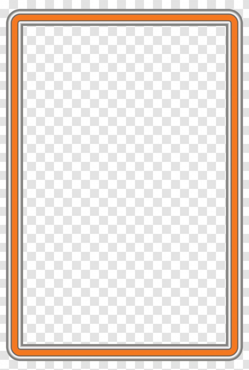 Line Angle Point Pattern - Symmetry - Orange Frame Transparent PNG
