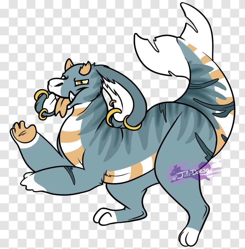 Canidae Cat Dog Clip Art - Legendary Creature Transparent PNG