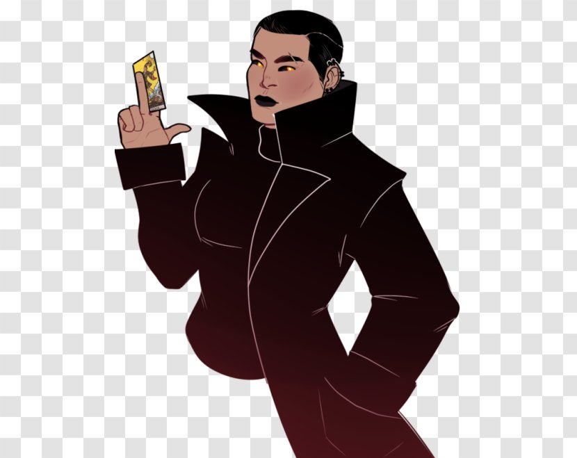 Illustration Outerwear Facial Hair Animated Cartoon - Negasonic Teenage Warhead Transparent PNG