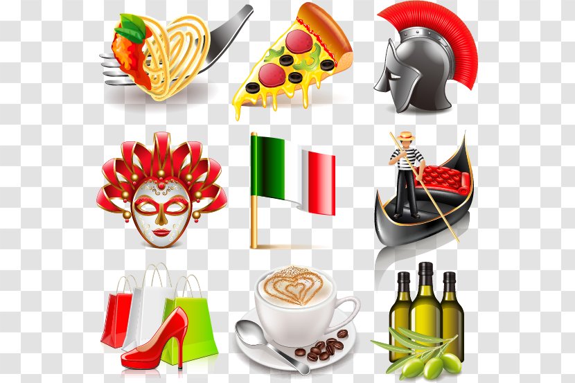 Italy Royalty-free Illustration - Drawing - Countries With National Flags Icon Vector Material Characteristics, Transparent PNG