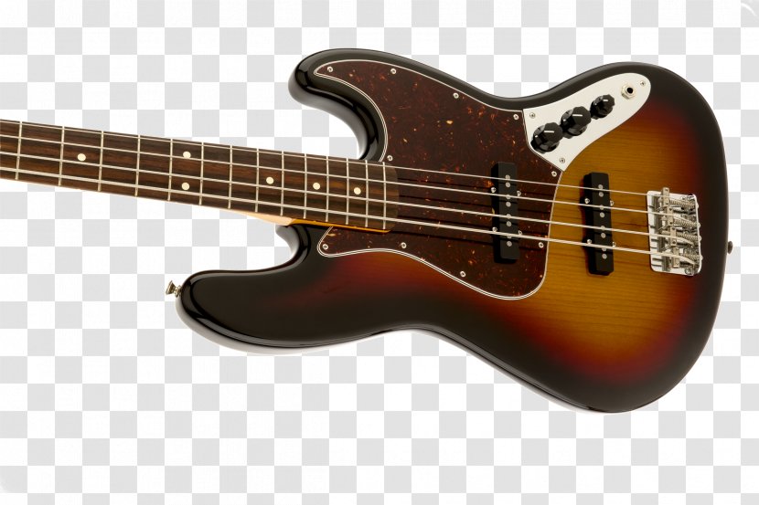 Fender '60s Jazz Bass Musical Instruments Corporation Guitar Squier Vintage Modified Sunburst - Watercolor Transparent PNG