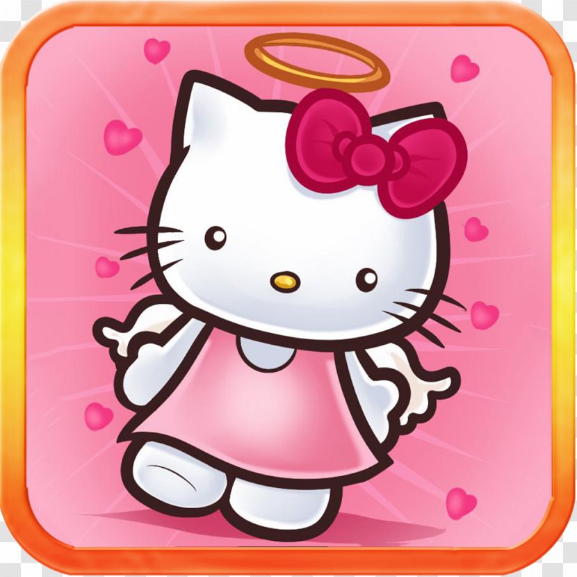 Hello Kitty Online Drawing Angel Coloring Book - Flower Transparent PNG