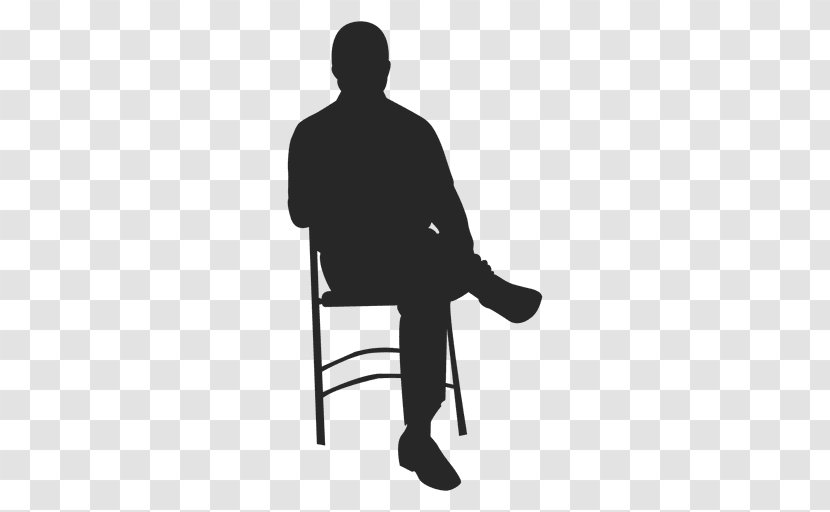 Rocking Chairs Silhouette - Stock Photography - Sitting Man Transparent PNG