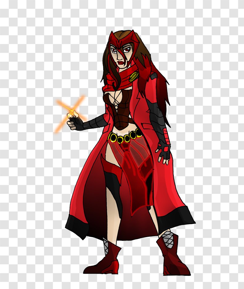 Wanda Maximoff Fenton Crackshell Max Goof DeviantArt - Mythical Creature - Scarlet Witch Transparent PNG