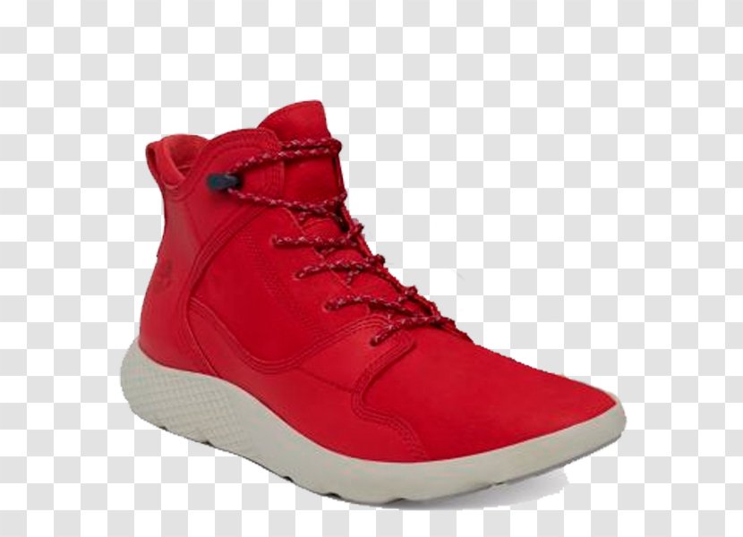 Sneakers Red High-top Shoe Wedge - Timberland Company - Adidas Transparent PNG
