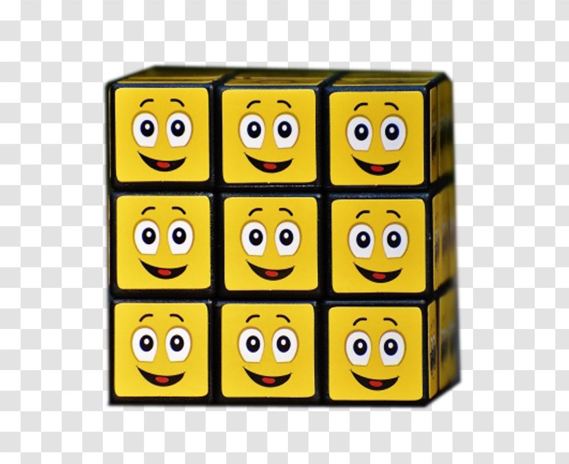 Emotion Cube Laughter Emoticon Illustration - Smile - Cartoon Transparent PNG