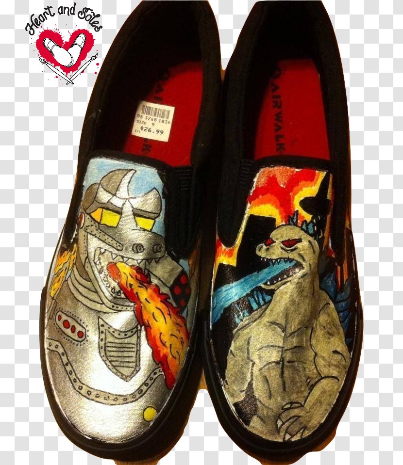 Shoe Footwear Mechagodzilla Clothing Boot - Waterproofing - Hand Painted Transparent PNG