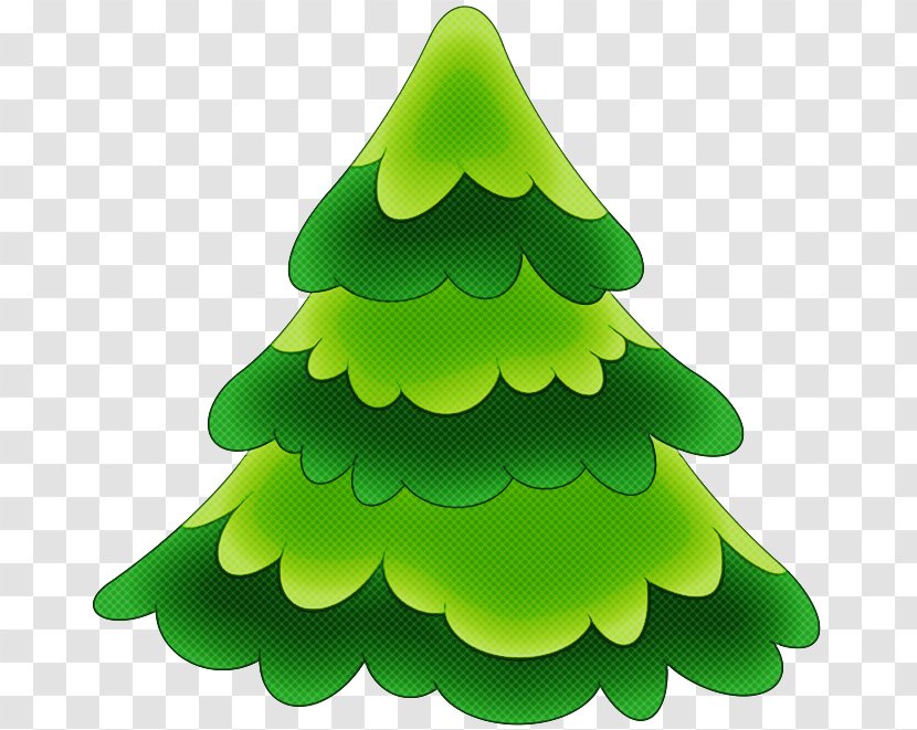 Christmas Tree - Green - Conifer Pine Transparent PNG