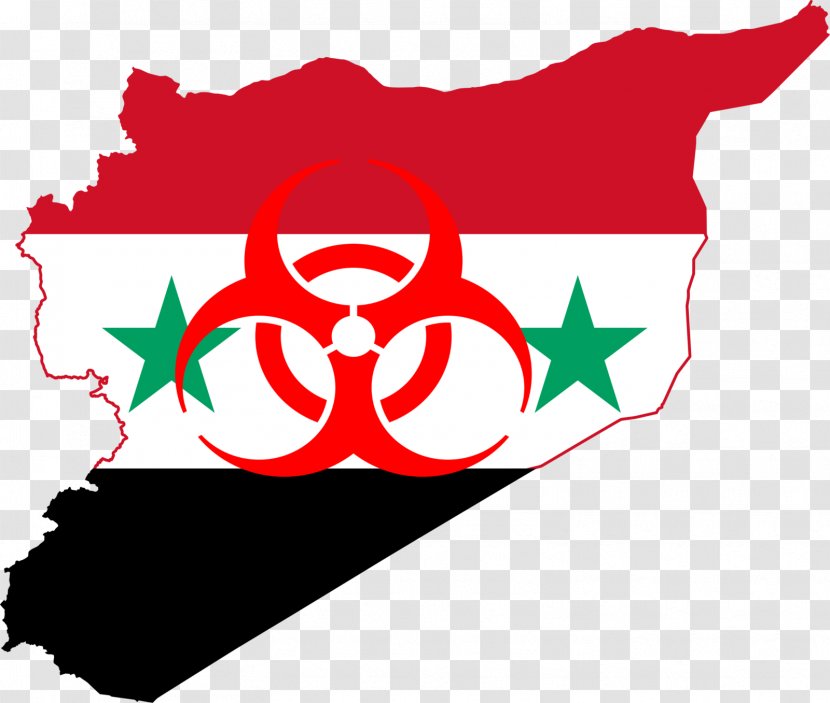 Flag Of Syria Map National - Symbol Transparent PNG