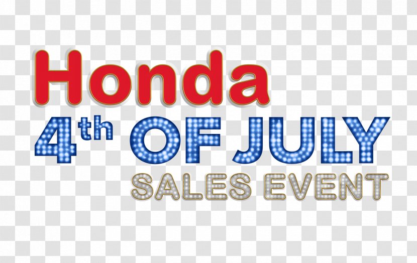 Honda Motor Company Logo Brand Product Design - Text Messaging - July 4th Sign Transparent PNG