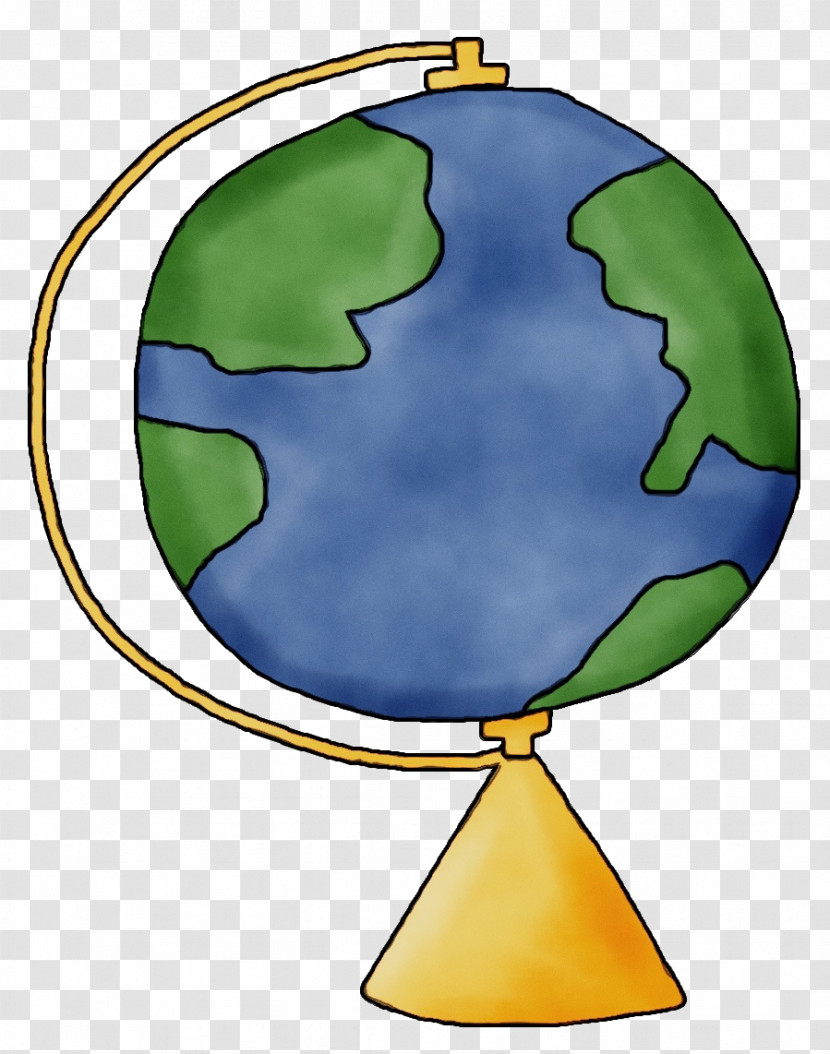 Green World Glass Sphere Globe Transparent PNG