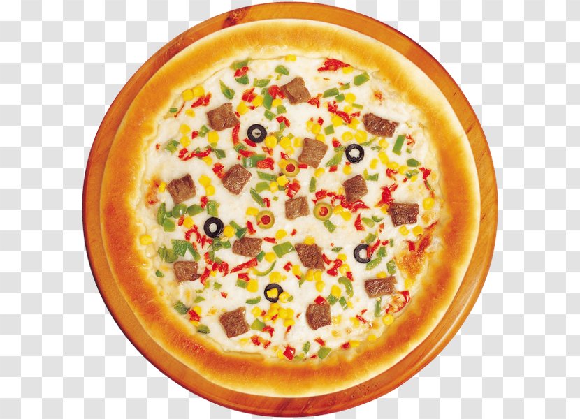 Pizza Hamburger Fast Food European Cuisine - Vegetarian Transparent PNG