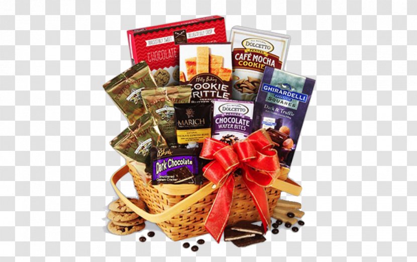 Coffee Food Gift Baskets Chocolate - Christmas - Hamper Transparent PNG