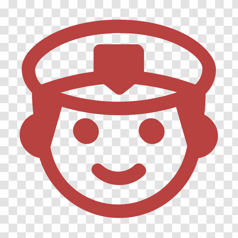 Police Icon Smiley And People Icon Emoji Icon Transparent PNG