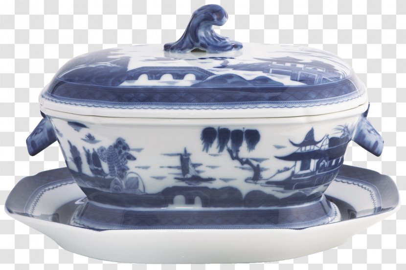 Tureen Lid Ceramic Mottahedeh & Company Tableware - Blue And White Pottery - Kettle Transparent PNG