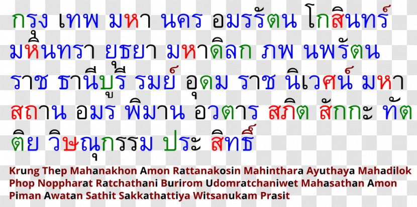 Thai Alphabet Language Writing System Vowel - Material - Tri Color Vector Transparent PNG