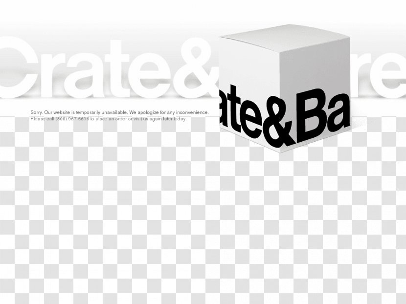 Logo Brand Crate & Barrel Font - Box Transparent PNG
