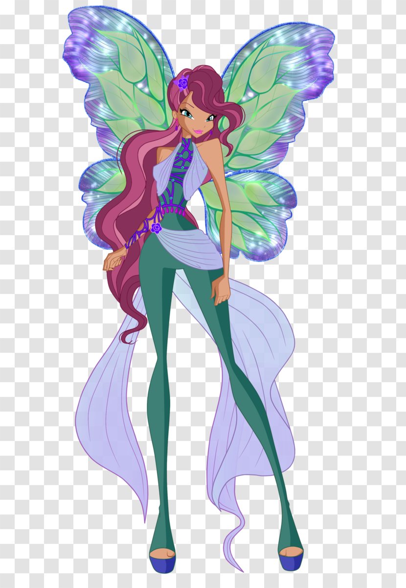 Aisha Bloom Stella Tecna Musa - Rainbow Love Transparent PNG