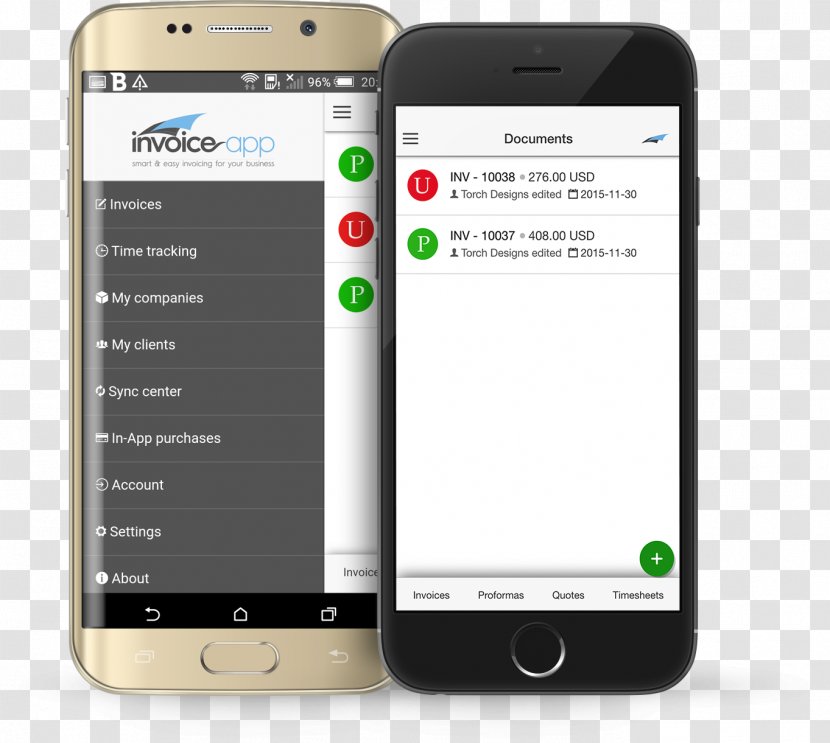 Smartphone Feature Phone Invoice - Mobile Phones Transparent PNG