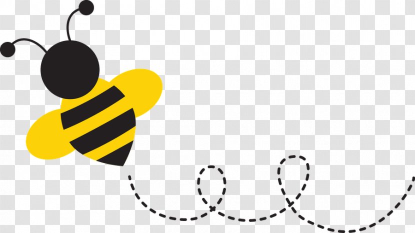 Honey Bee Clip Art - Black And White Transparent PNG