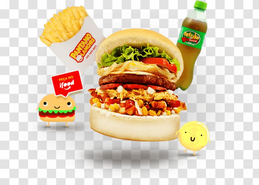 French Fries Breakfast Sandwich Cheeseburger Hamburger Pantano Lanches - Merienda - Hot Dog Transparent PNG