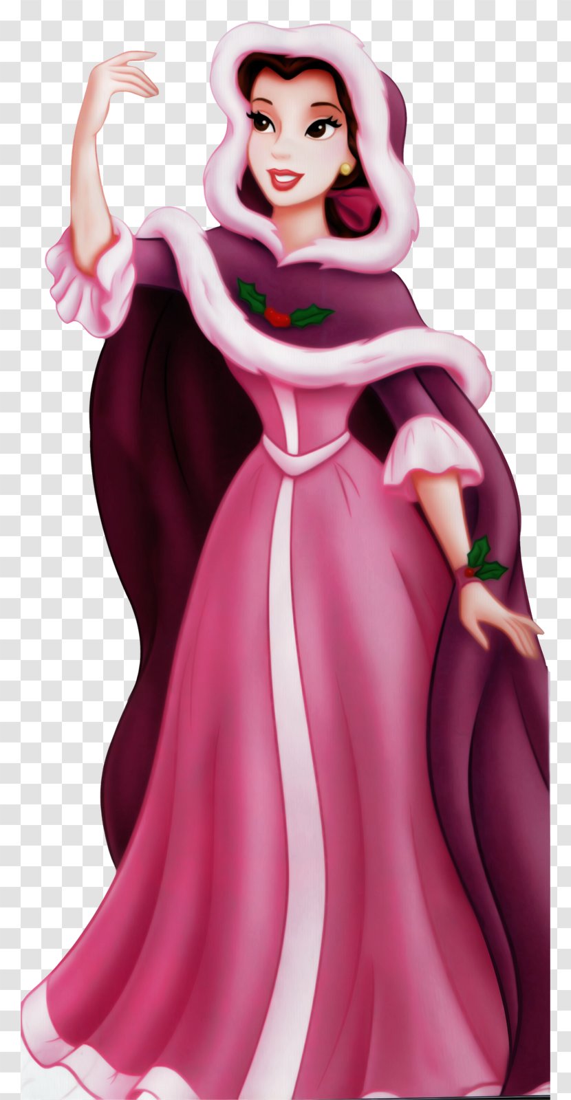 Belle Minnie Mouse Beauty And The Beast Disney Princess - Princesas Transparent PNG