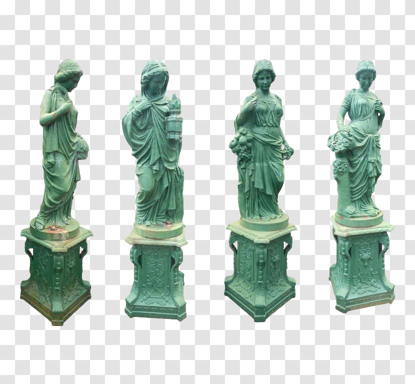 Statue Marble Sculpture Figurine Pedestal Transparent PNG