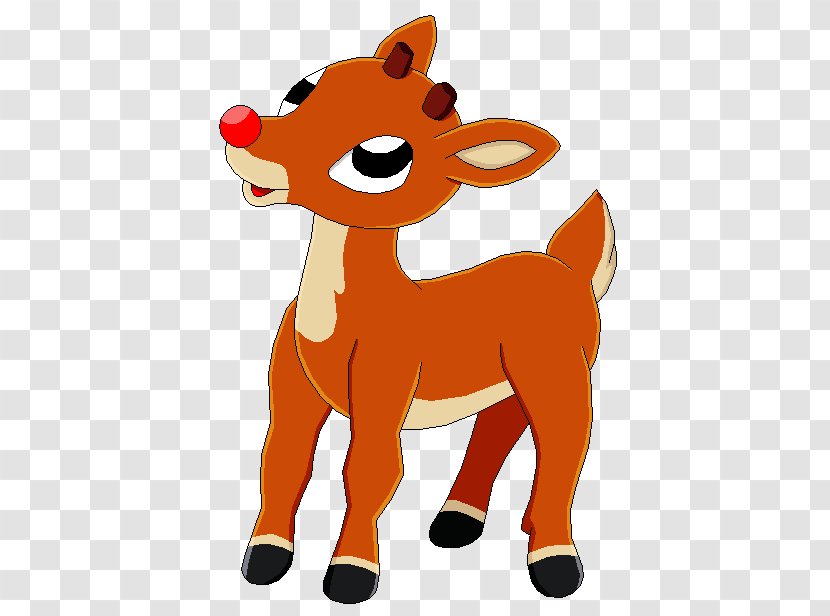 Rudolph Reindeer Santa Claus Clip Art - Snout Transparent PNG