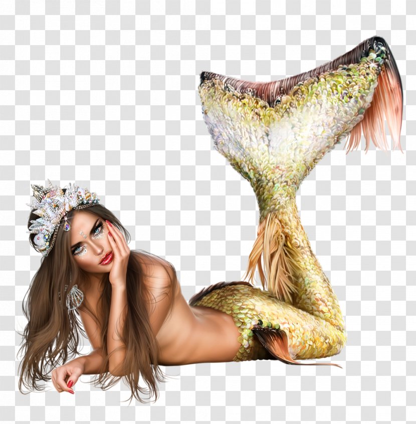 Mermaid Fairy Clip Art - Legendary Creature Transparent PNG