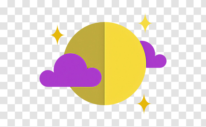 Yellow Purple Violet Logo Circle Transparent PNG