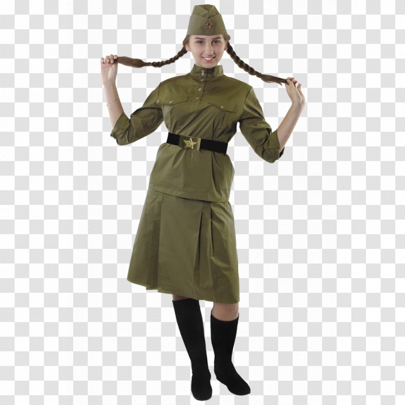 Costume Gymnastyorka Military Uniform Skirt Vestifika - Side Cap Transparent PNG