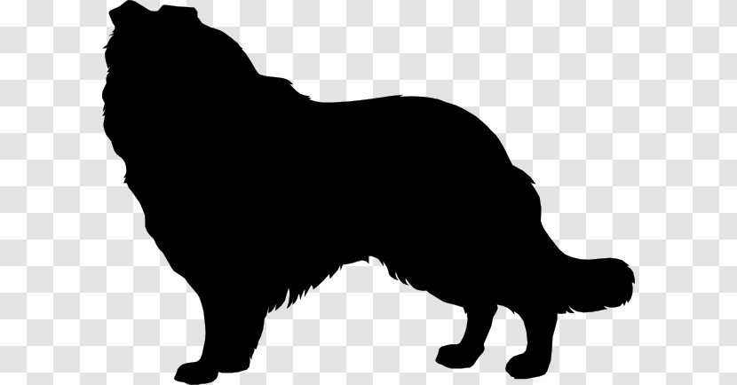 Whiskers Rough Collie Border Dog Breed Clip Art - Group - Silhoutte Transparent PNG
