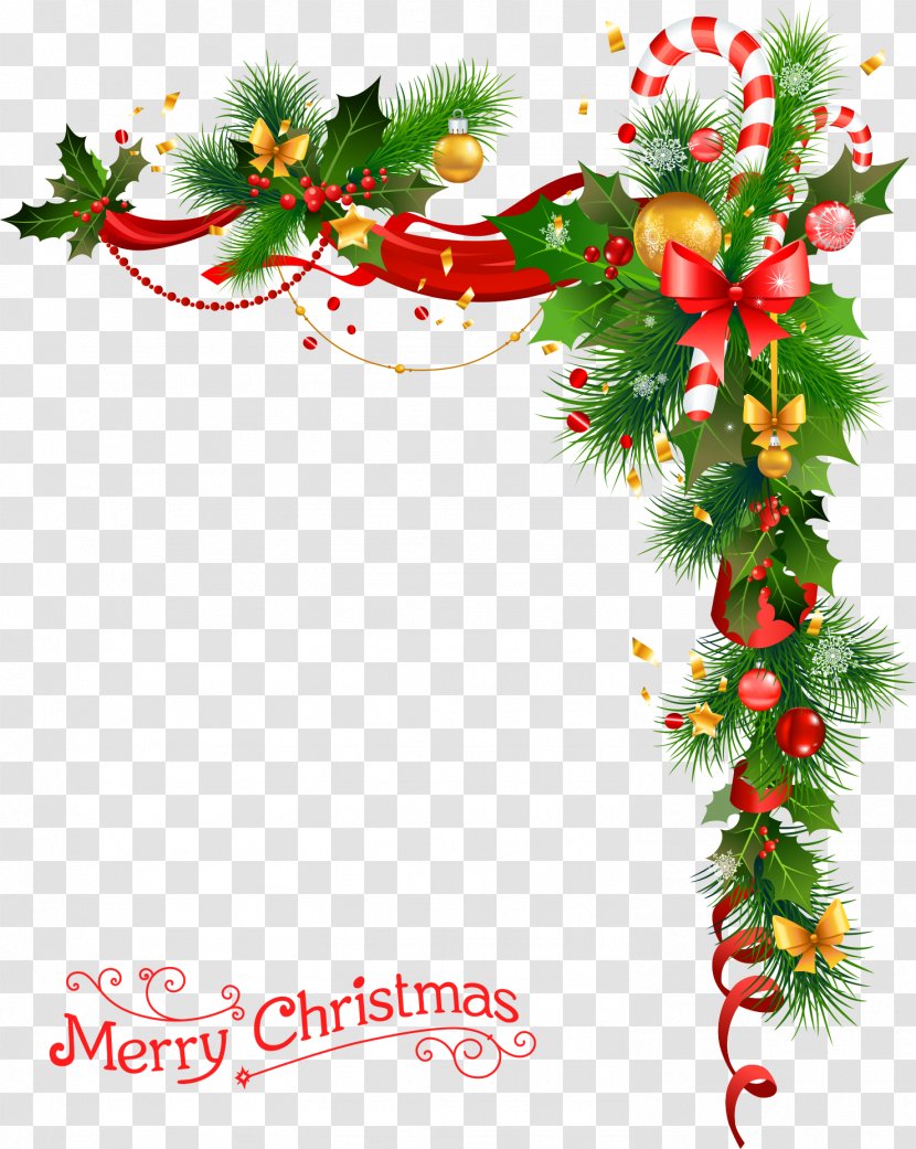 Christmas Decoration Tree Clip Art - Floral Design - Wreath With Bells Transparent PNG