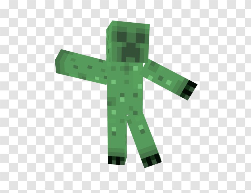 Green Angle Font - Creeper Minecraft Transparent PNG