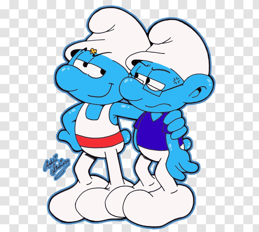 Hefty Smurf The Smurfette Brainy Clumsy - Fictional Character - Smurfs Transparent PNG