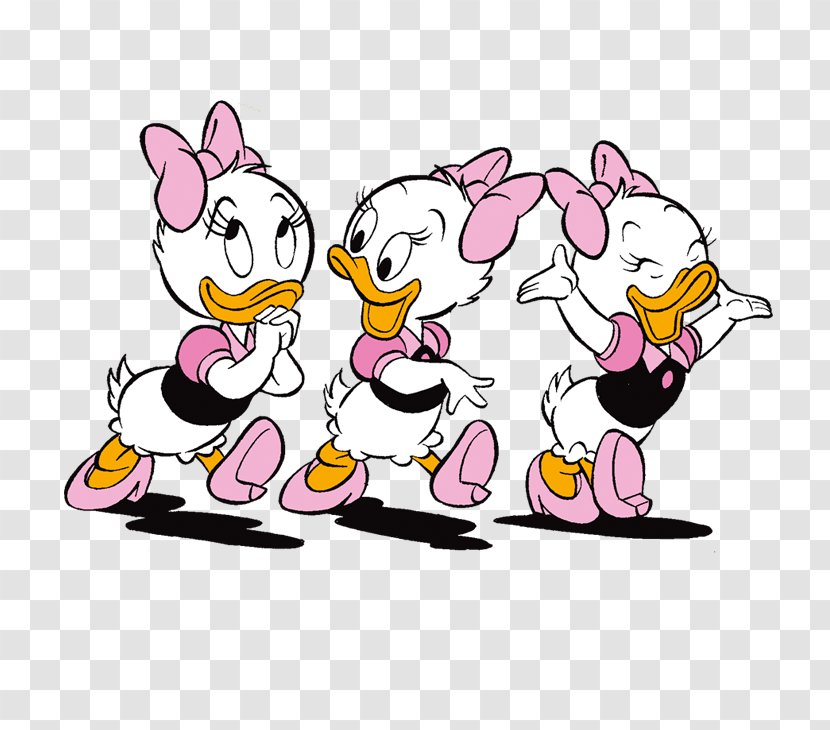 Donald Duck Daisy Domestic April, May And June Huey, Dewey Louie - April Transparent PNG