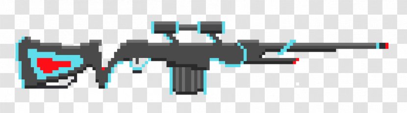 Firearm Pixel Art Machine Gun - Tree Transparent PNG