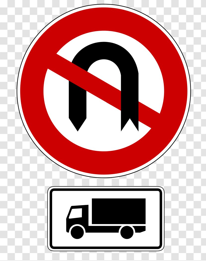 Germany Traffic Sign U-turn Road Transparent PNG