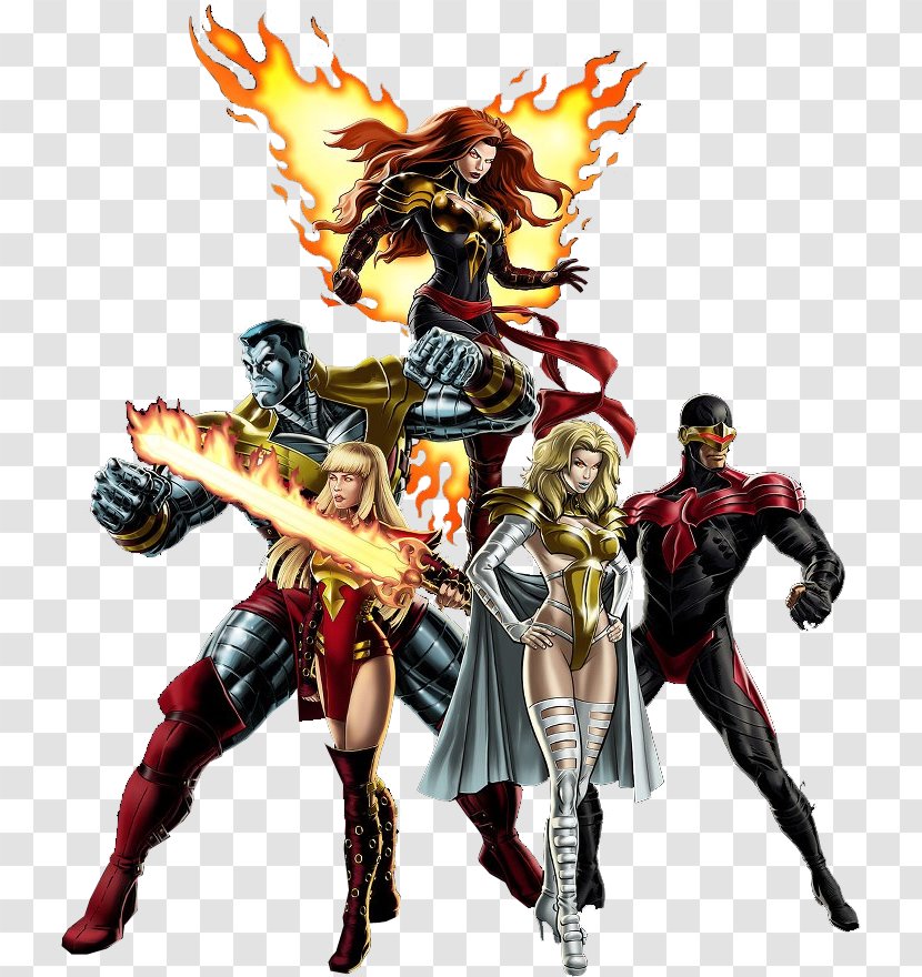 Jean Grey Phoenix Force Colossus Cyclops Marvel: Avengers Alliance - Fictional Character - Maa Transparent PNG