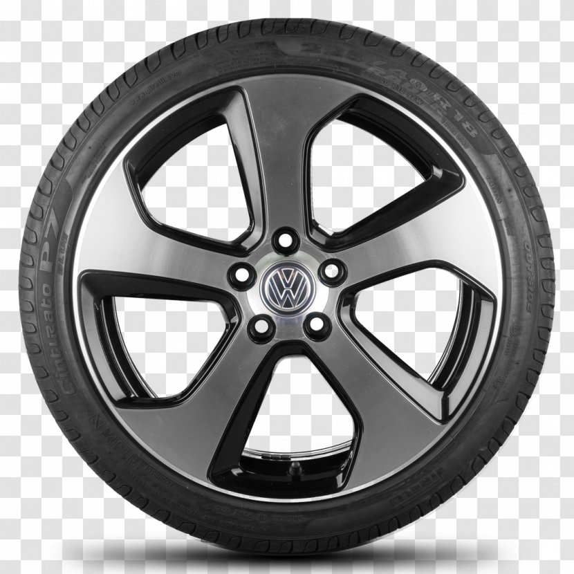 Alloy Wheel Volkswagen Golf Car Tire - Automotive Design Transparent PNG