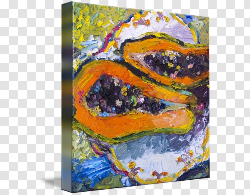 Oil Painting Canvas Print Transparent PNG