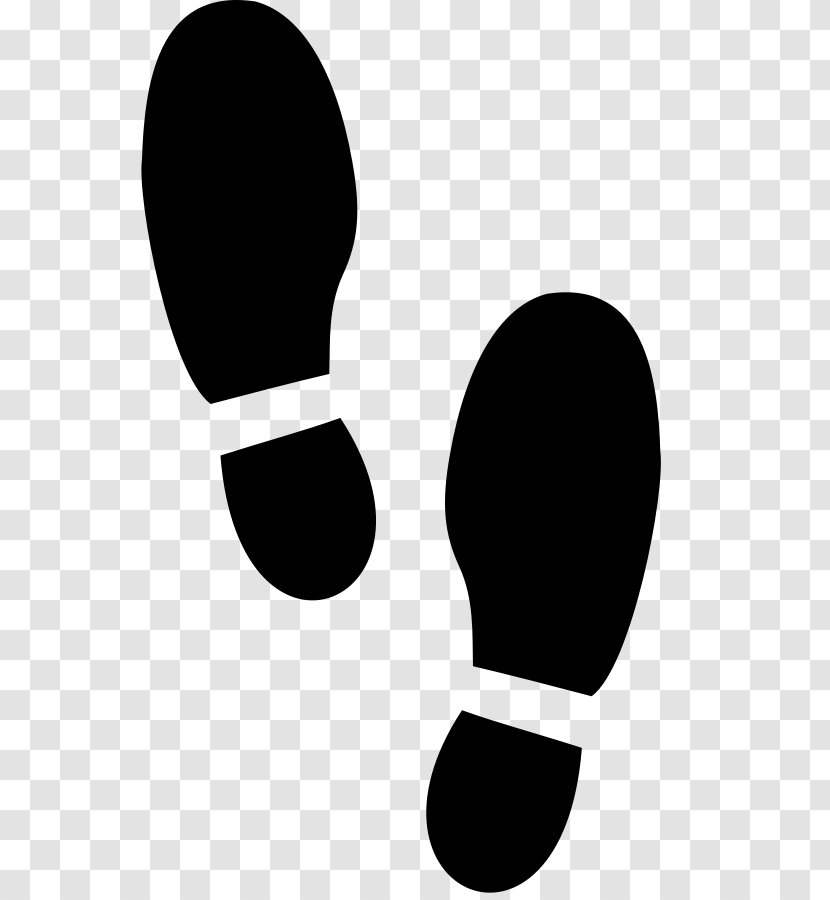 Footprint Shoe Sneakers Clip Art - Boot Transparent PNG