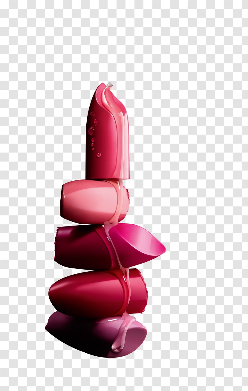 Lip Balm Make-up Lipstick - Petal - Pink Transparent PNG