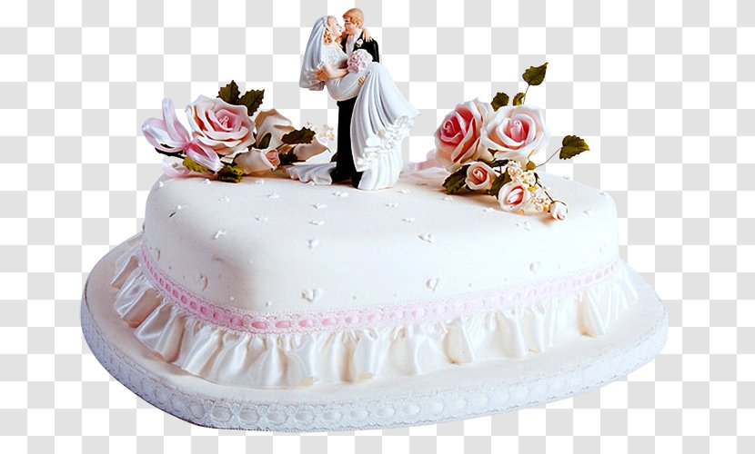 Wedding Cake Torte - Icing Transparent PNG