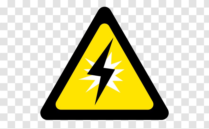 Electrical Injury Warning Sign Hazard Symbol Safety - Audible Background Transparent PNG