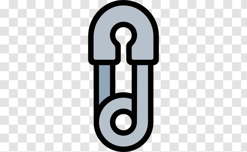 Safety Pin Download Grey - Number - Symbol Transparent PNG